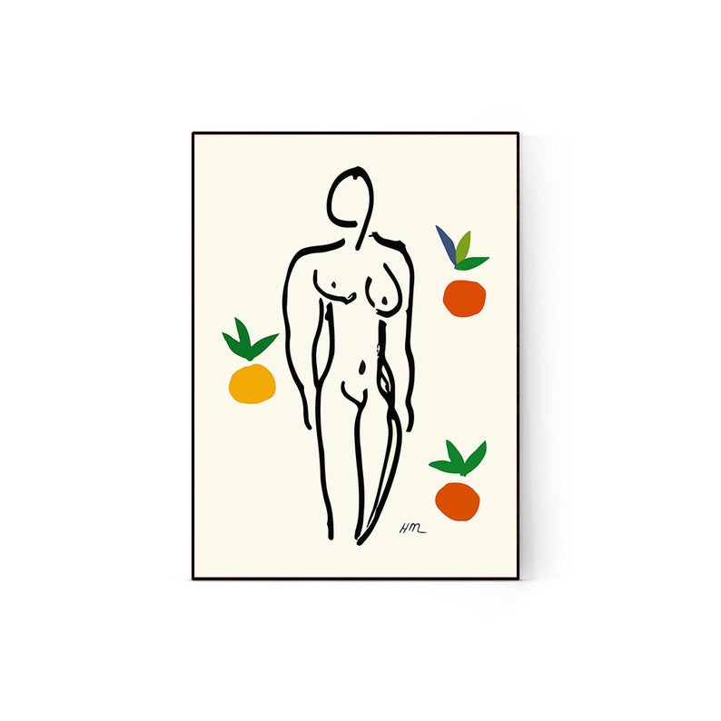 794x794 Matisse Abstract Woman Drawing Matisse Poster Matisse Print Etsy