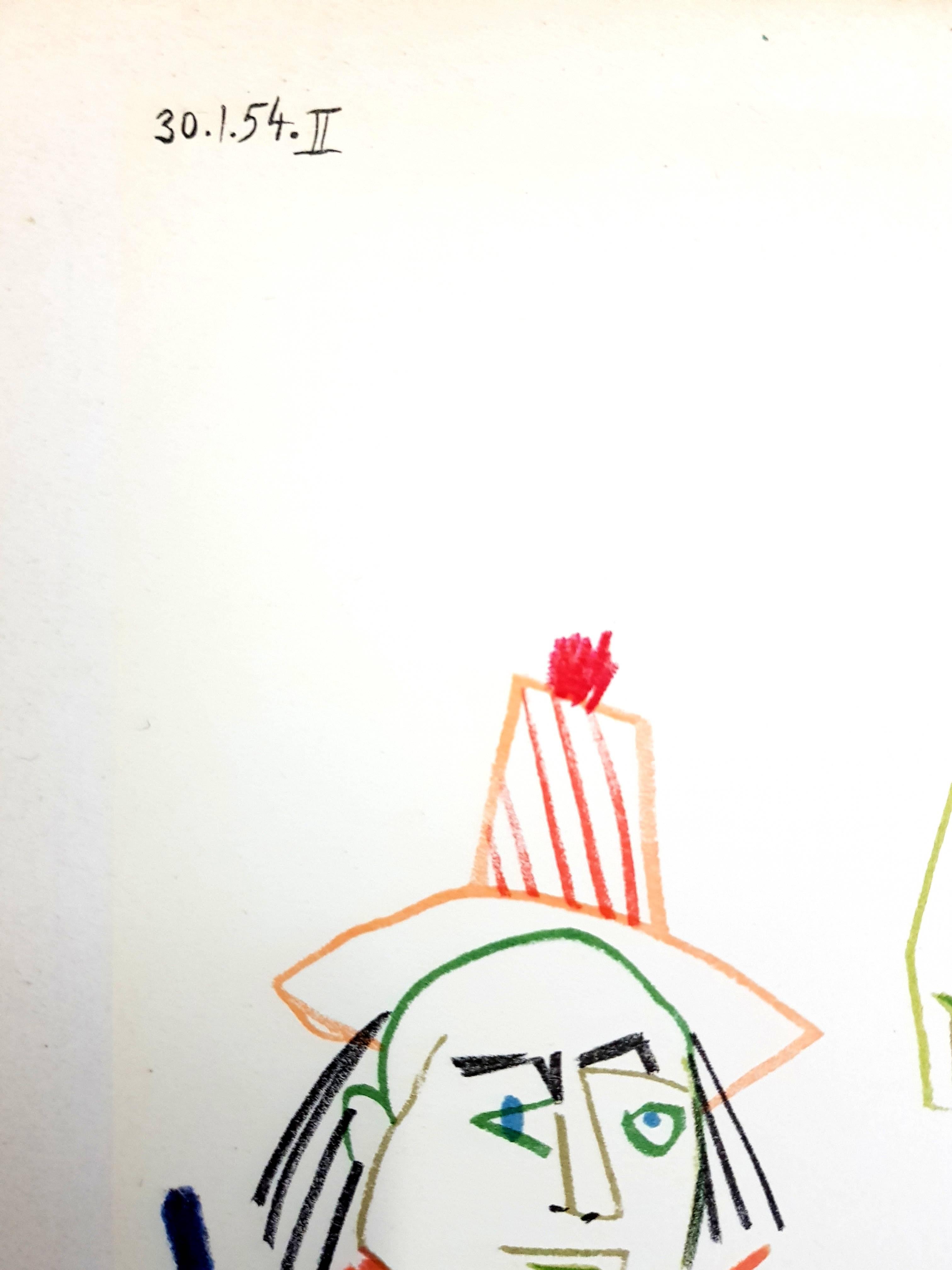 3024x4032 After Pablo Picasso The Human Comedy Lithograph Pablo