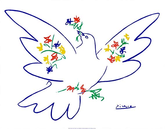 569x447 Pablo Picasso Dove Of Peace