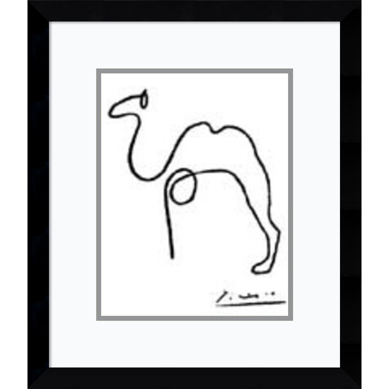 1500x1500 Shop Framed Art Print 'the Camel'