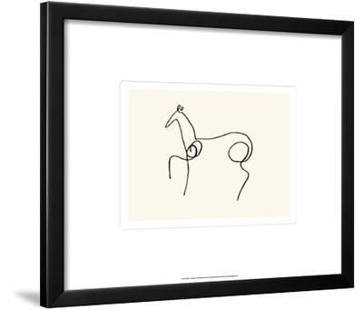 400x341 The Horse Framed Art Print