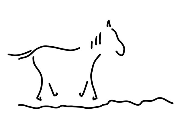 600x423 Wild Horses Drawings