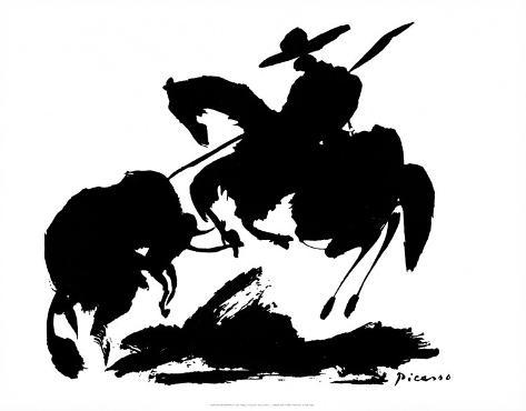 473x370 Bullfight I Print