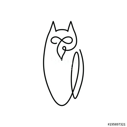 Picasso Owl Drawing
