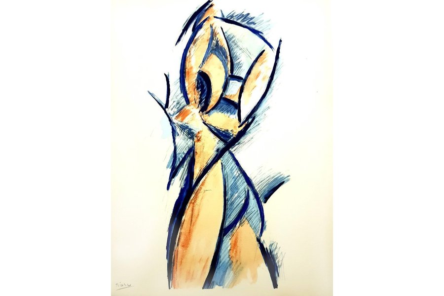 900x600 Pablo Picasso Woman Pochoir Pablo Picasso Vinterior