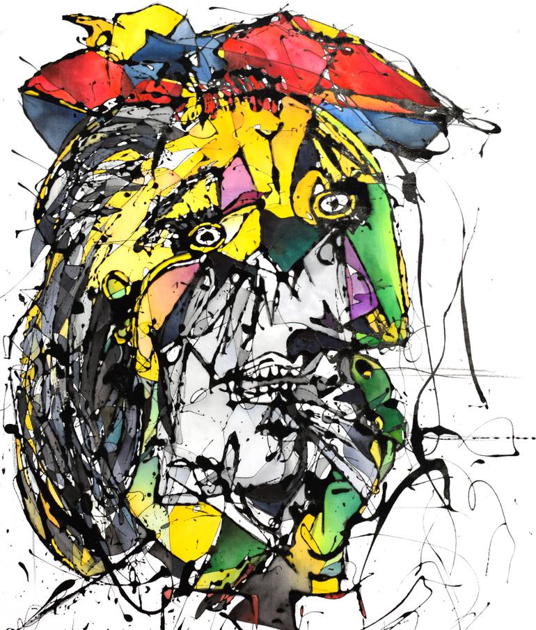 770x905 Weeping Woman, After Picasso Painting