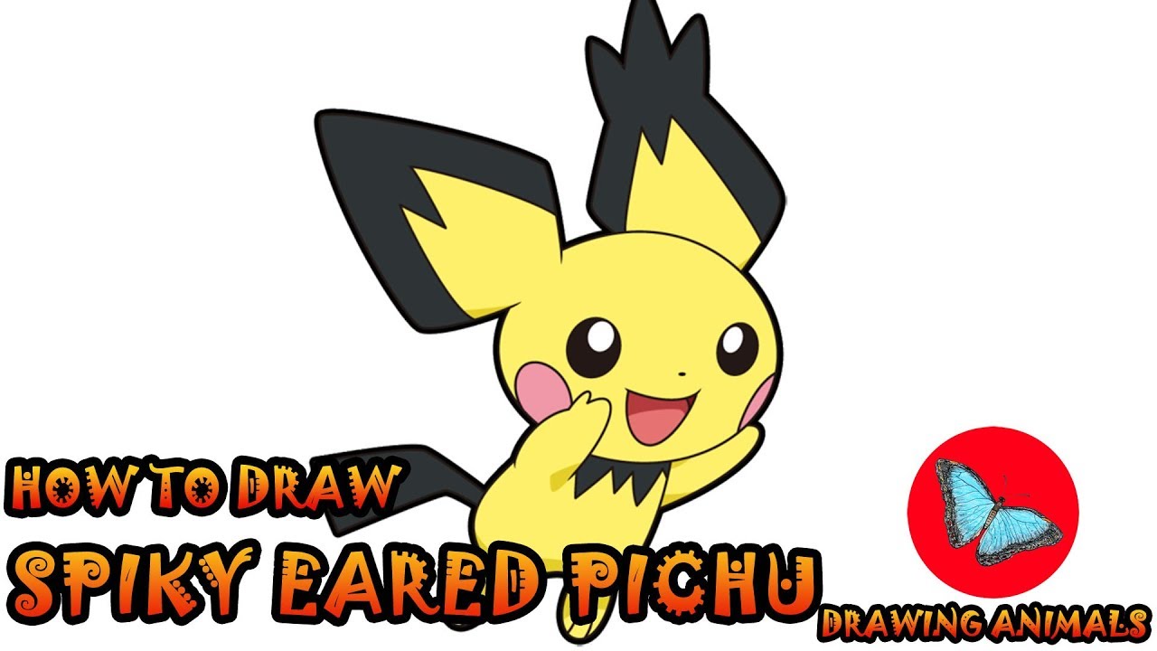 1280x720 how to draw spiky eared pichu pokemon
