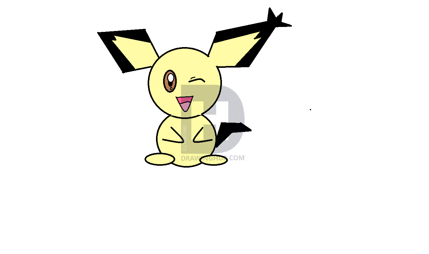 1386x820 how to draw notched eared pichu, step