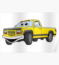 210x230 Pick Up Truck Drawing Posters Redbubble