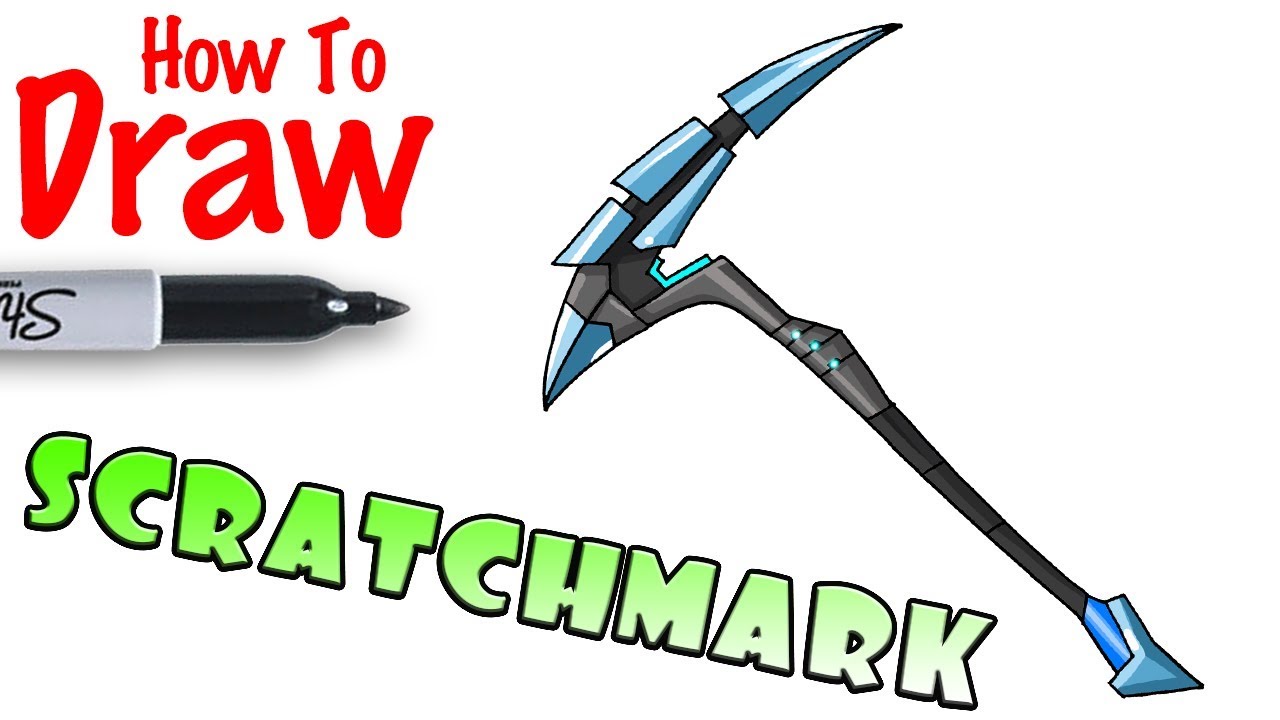 1280x720 How To Draw Scratchmark Pickaxe Fortnite