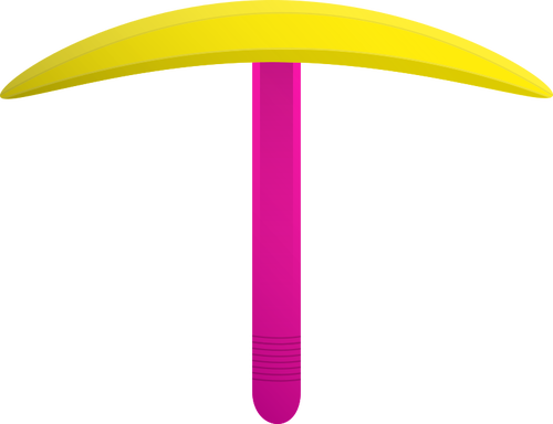 500x384 Vector Drawing Of Banana Pickaxe