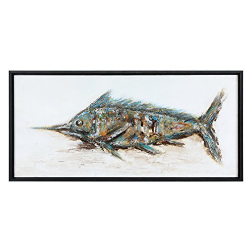 500x500 my swanky home luxe modern sword fish painting blue