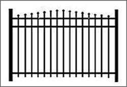 250x171 willet onguard aluminum picket fencing