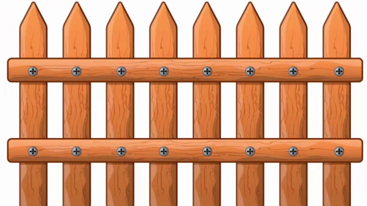 Picket Fence Drawing Free download on ClipArtMag