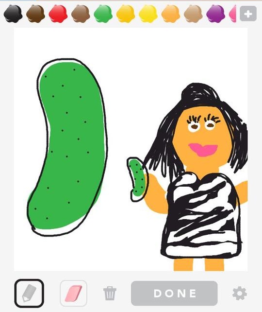 540x642 My Five Favorite {draw Something} Drawings