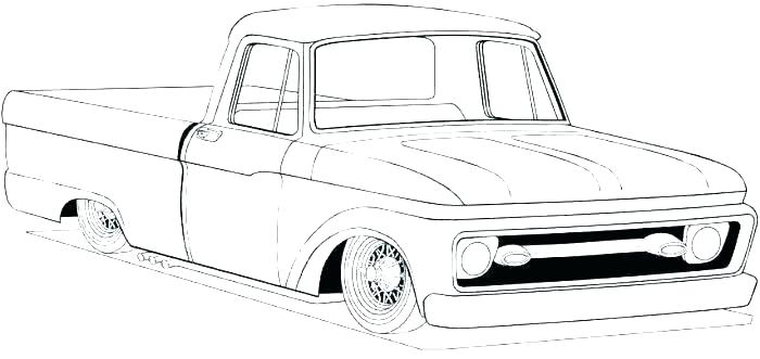 700x331 Cool Truck Drawing At Free For Personal Use Cool Trucks Coloring