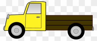 320x135 Banner Black And White Library Pickup Truck Outline