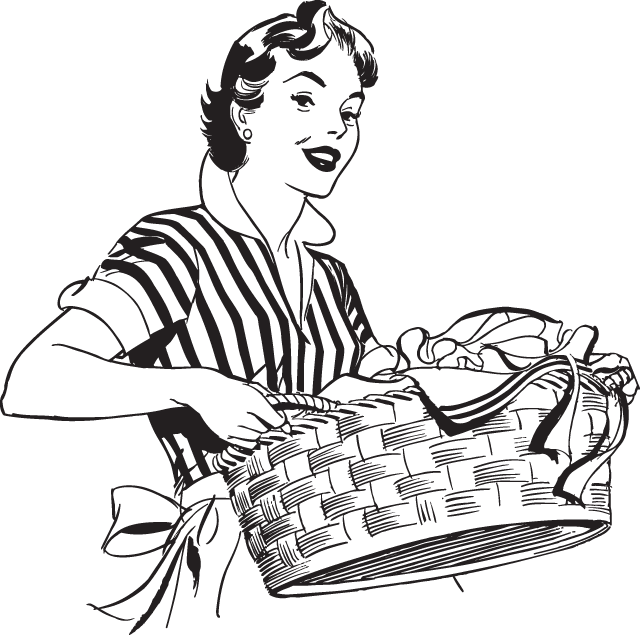 640x635 Laundry Drawing Basket Transparent Png Clipart Free Download