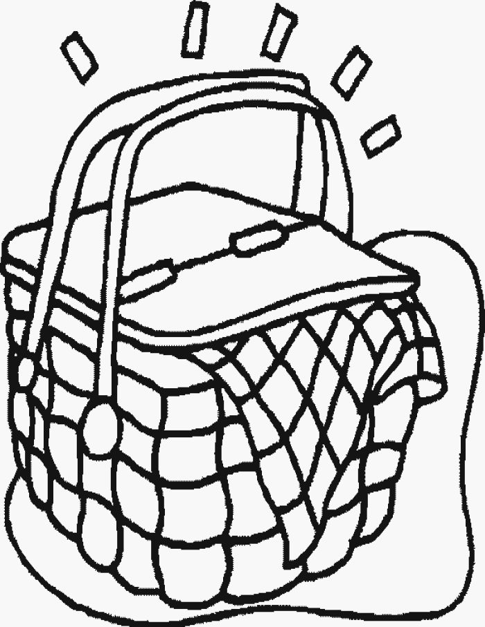 Picnic Basket Drawing | Free download on ClipArtMag