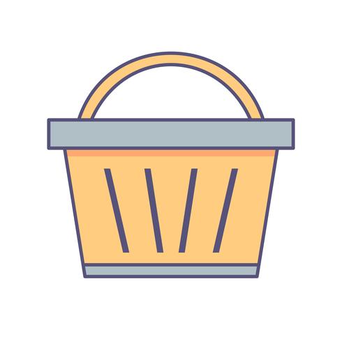 490x490 Picnic Basket Vector Icon