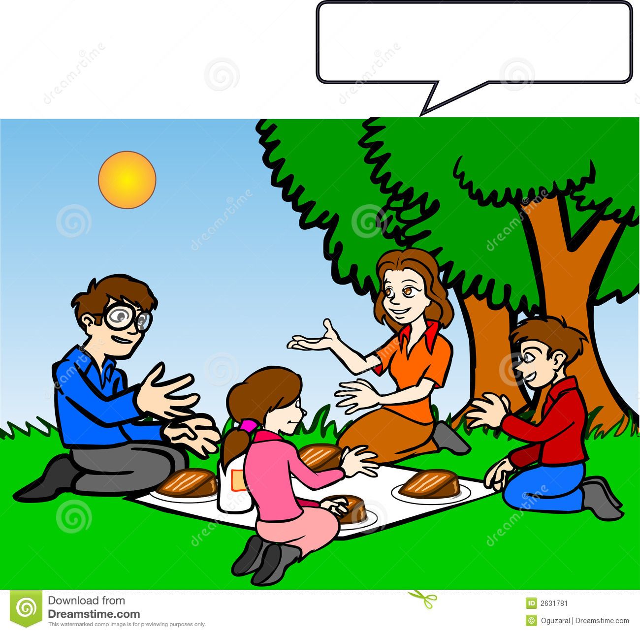 1300x1288 Picnic Scene Clipart