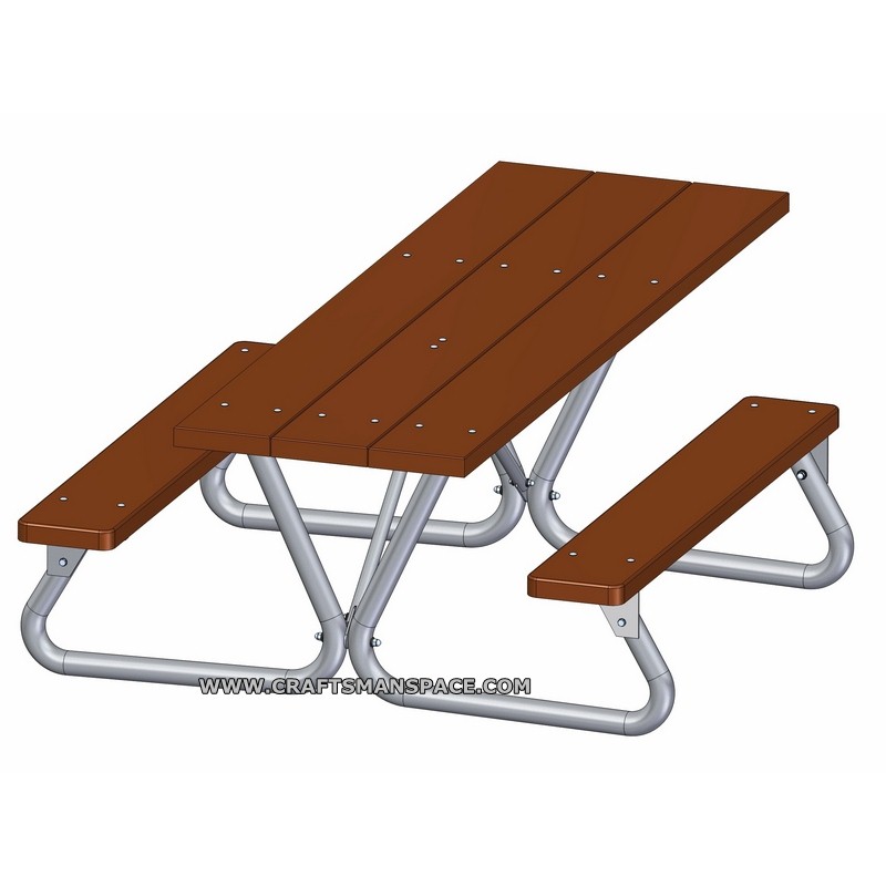800x800 Picnic Table Plans