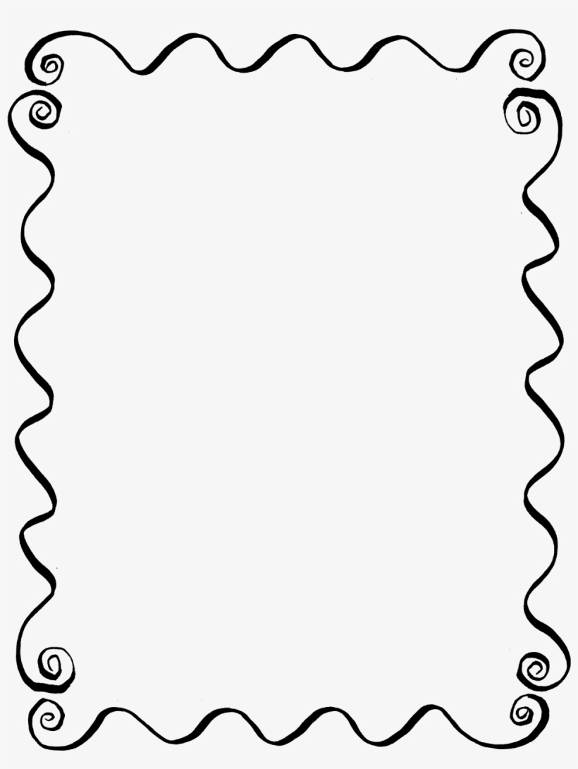 820x1091 Digital Hand Drawn Frame Line Art Download