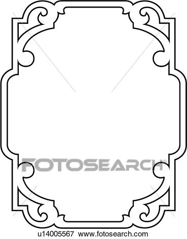 369x470 Rectangular Clipart Picture Frame