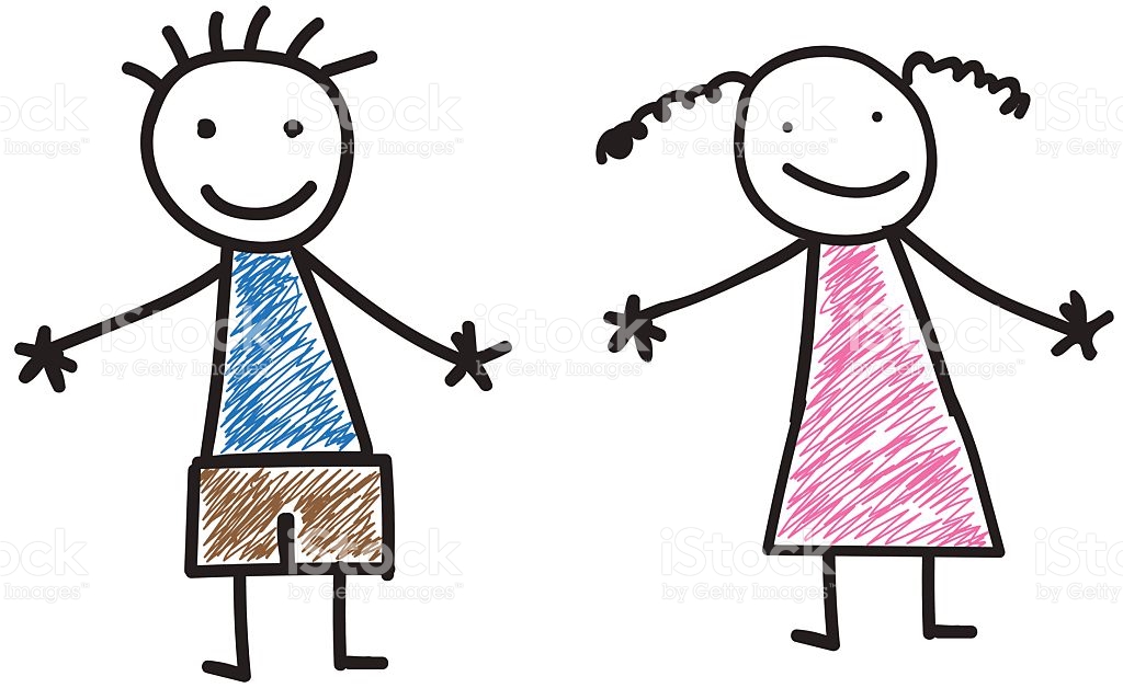 1024x628 Boy And Girl Drawing Clipart