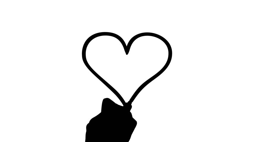 852x480 Moving Male Hand Drawing A Stock Footage Video