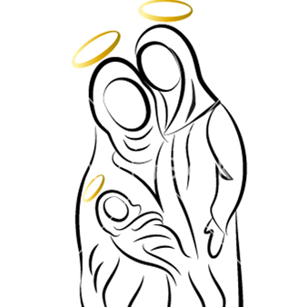 338x338 Huge Collection Of 'holy Family Drawing' Download More Than