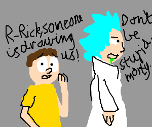 300x250 M Morty, Someone Is Drawing Us