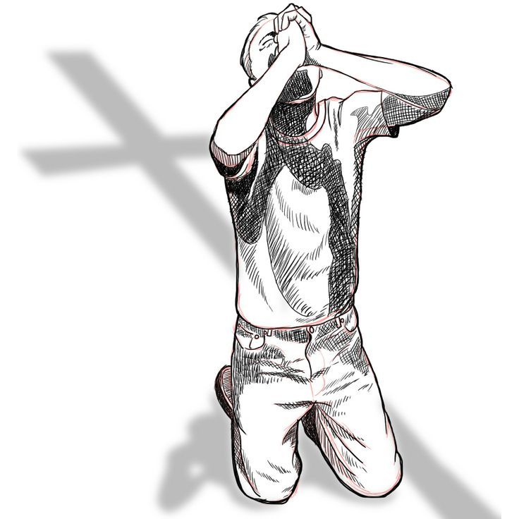 736x736 Sketches Of Someone Kneeling Simply Doodle Sketches, Praying