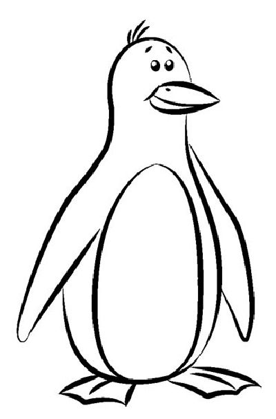 400x606 How To Draw Animals Clip Art Penguin Coloring, Penguin