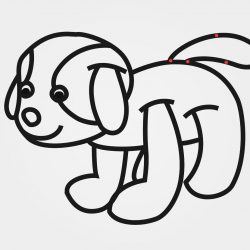 250x250 Puppy Drawing Easy Cartoon Drawings Of People Images Videos Cute