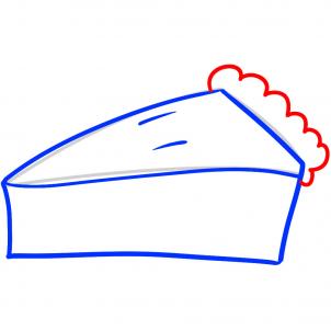 302x302 how to draw apple pie, apple pie, step