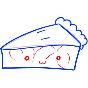 302x302 how to draw how to draw apple pie, apple pie