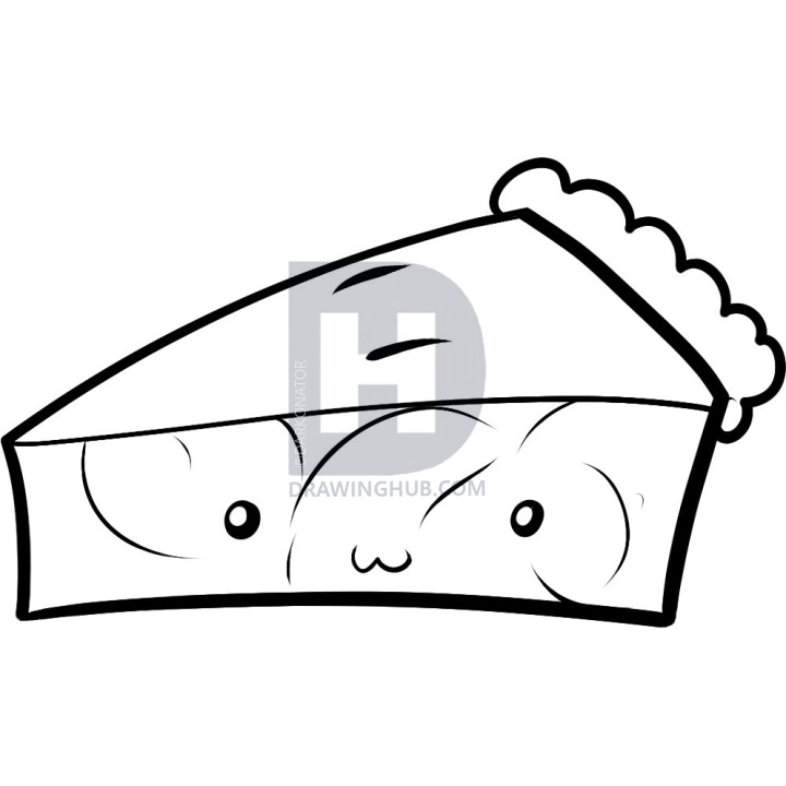 720x720 how to draw apple pie, apple pie, step