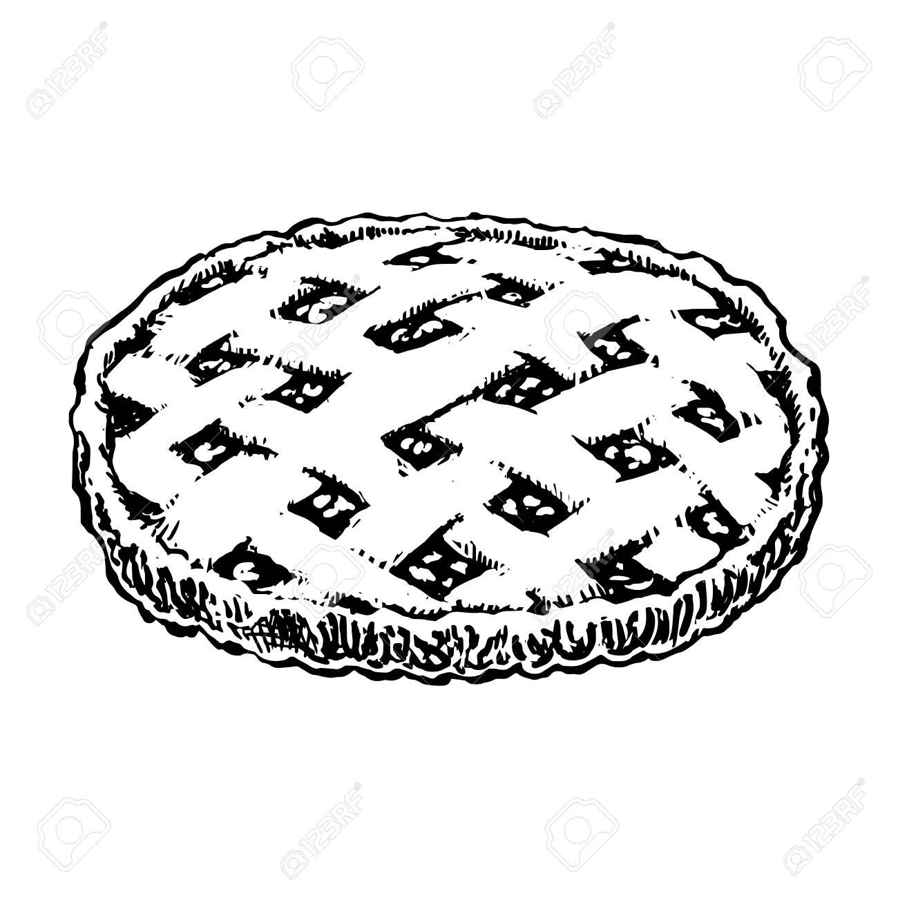 1300x1300 Huge Collection Of 'apple Pie Drawing' Download More Than