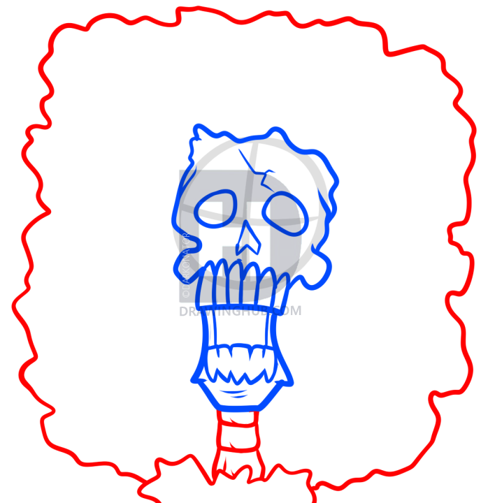 698x720 Drawing Brook From One Piece, Step