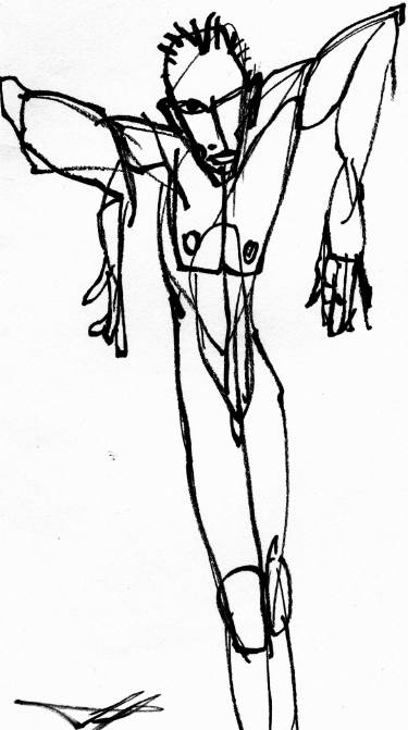 375x671 Scarecrow Drawings For Sale Saatchi Art