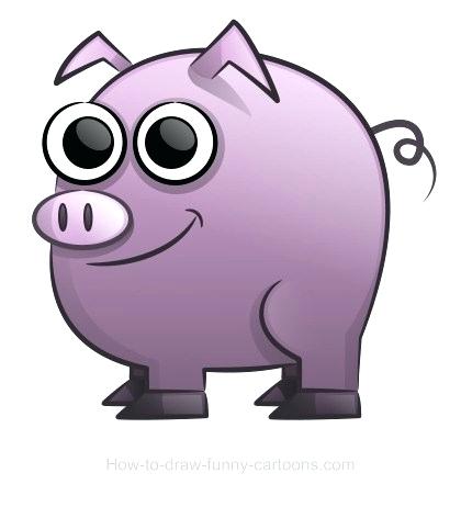 420x462 Draw A Pig Draw Pig Draw Pigeon Cartoon
