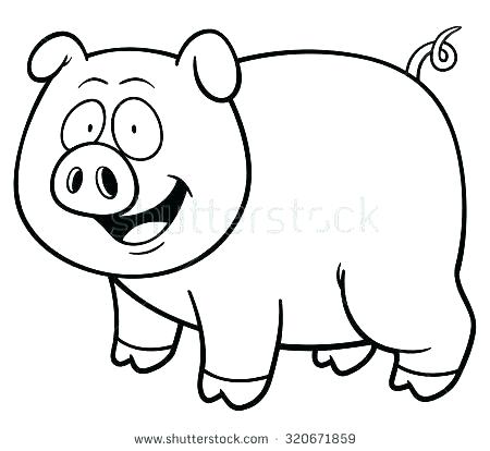 450x414 Pig Drawing Cartoon Pig Drawing Cartoon Coloring Book Pig Plus