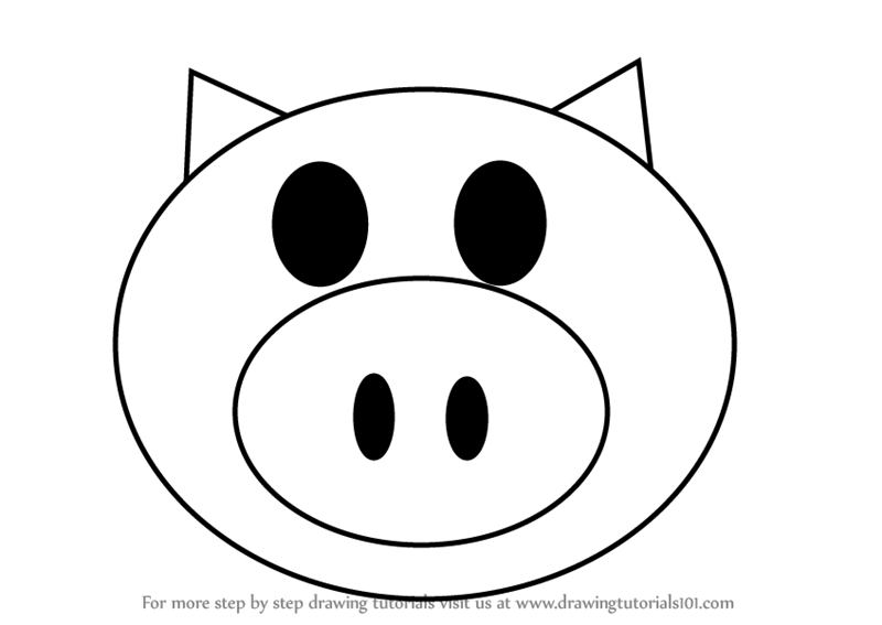 800x567 Learn How To Draw A Happy Pig