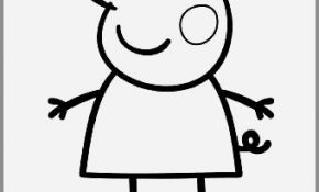 290x175 Peppa Pig Drawing Templates Elegant Cute Pig Coloring Pages
