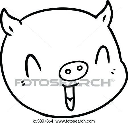 450x435 pig face drawing pig face sketch new how to draw a cartoon pig