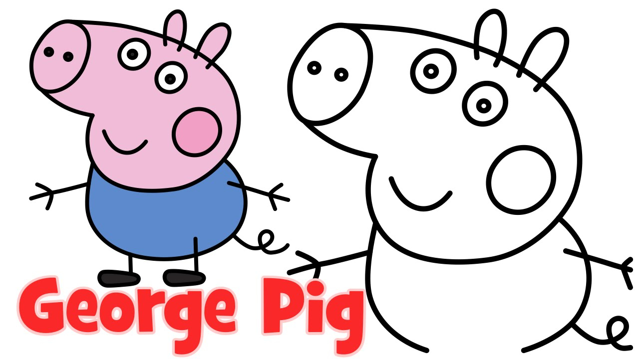 1280x720 Pig Face Drawing Easy Simple Pig Drawing At Getdrawings Free