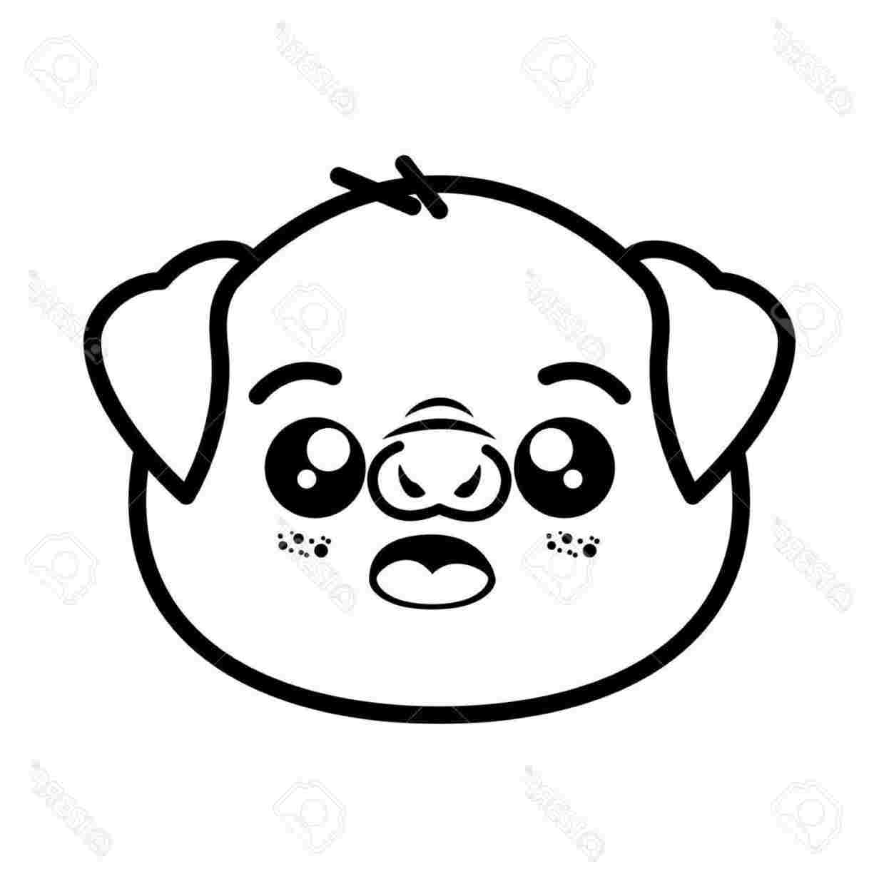 1232x1232 How To Draw A Cute Pig Face