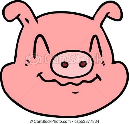 450x432 cartoon pig drawing cartoon pig face cute cartoon pig drawing