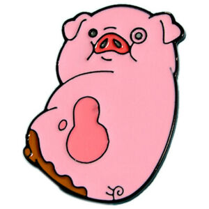 300x300 Pink Heart Pig Butt Enamel Pin Badge Brooch Lapel Pin For Denim